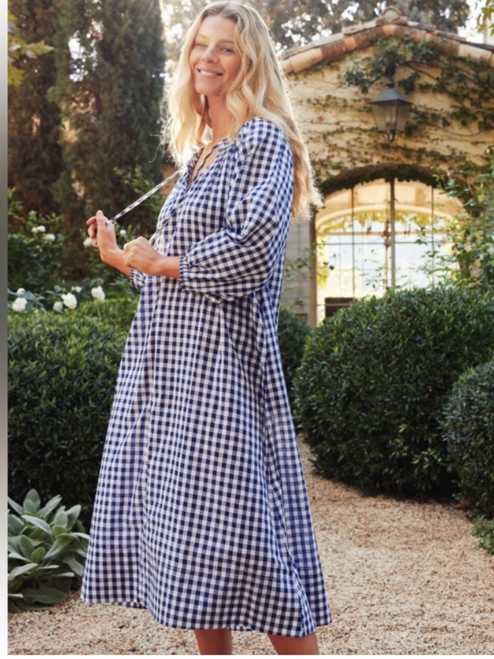 LAKE Hammock MIDI Dress Gingham - Picture 2 of 6